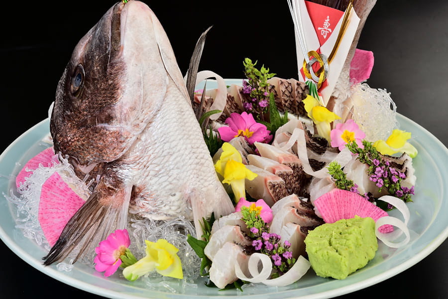 鯛の姿造り（4人前）