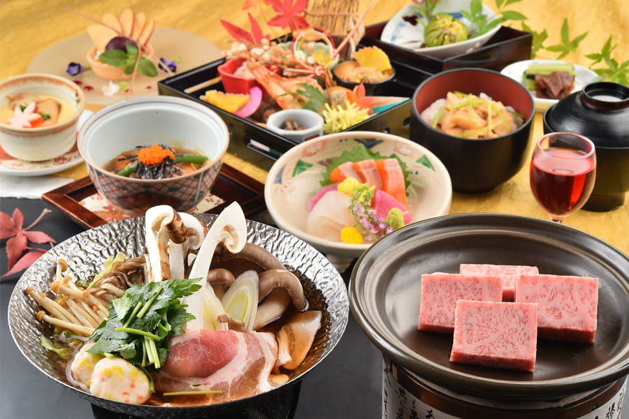 グレードアッププラン お料理一例